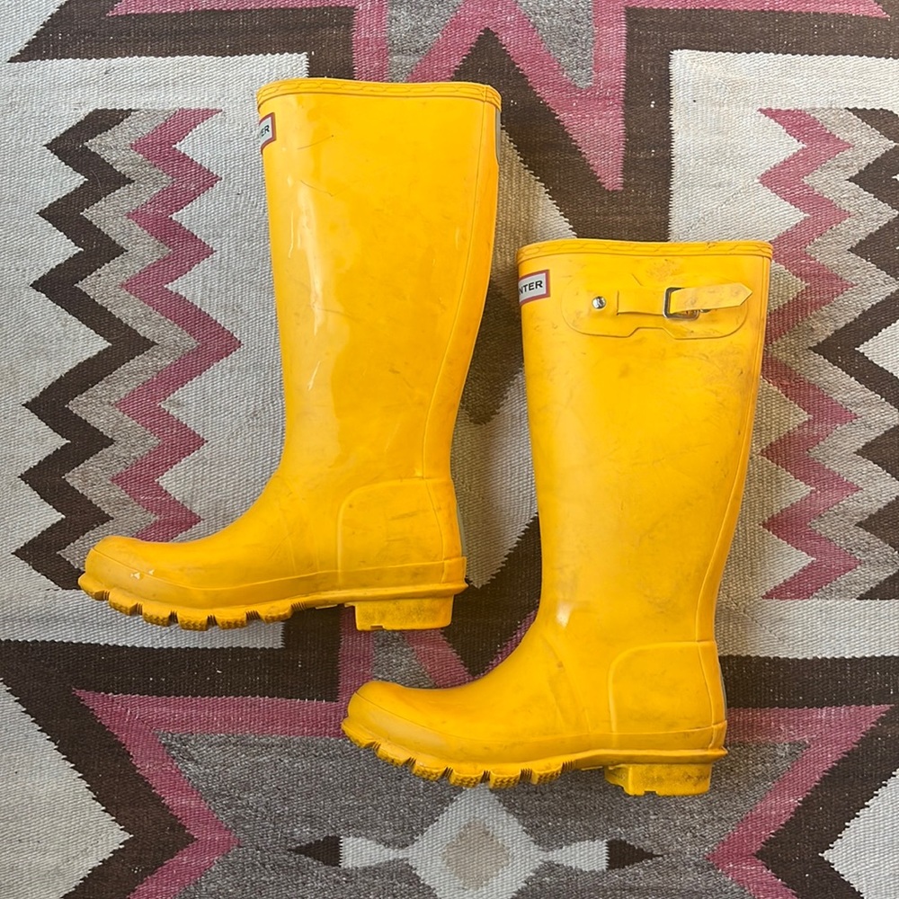 Hunter rain boots